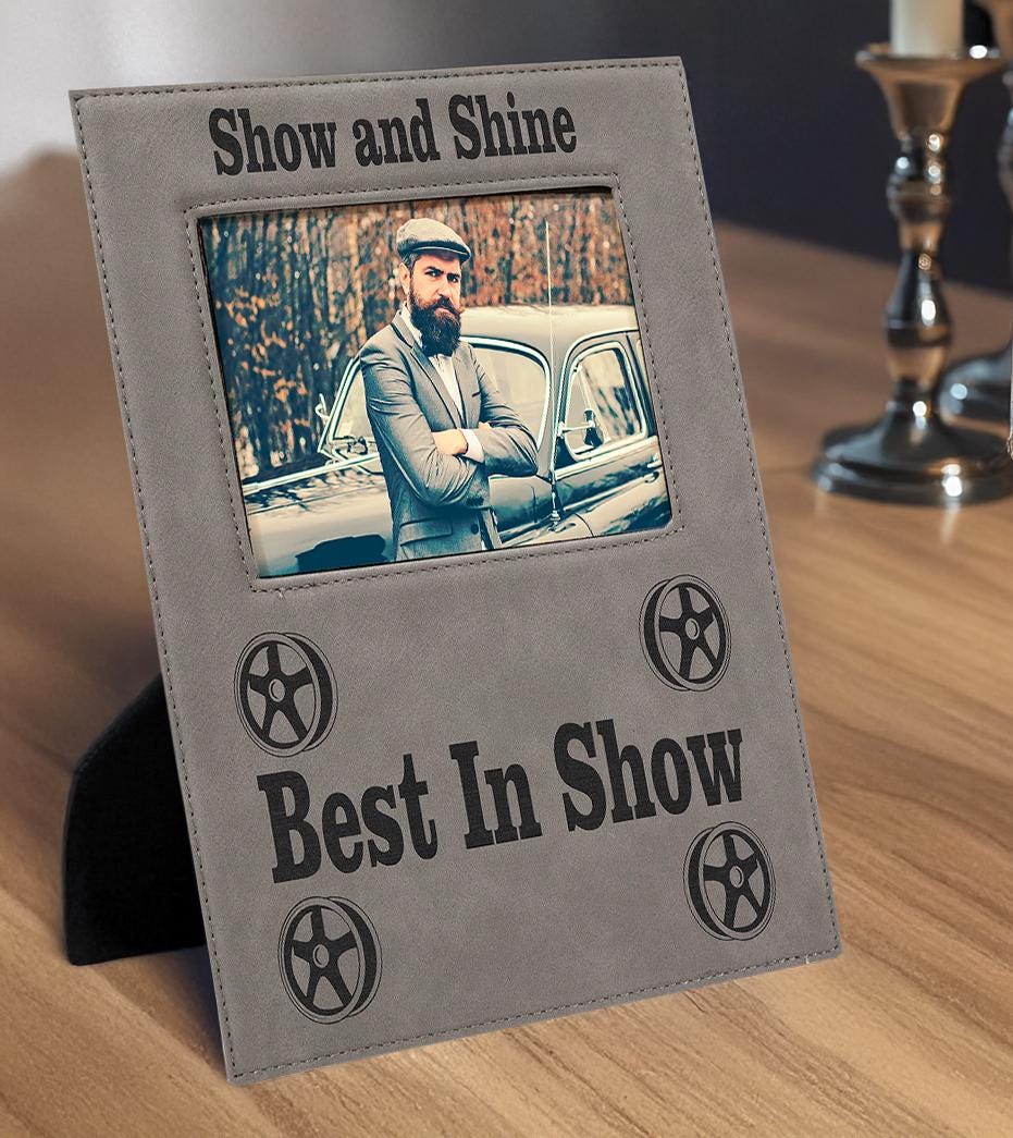 Leather Frame Plaque