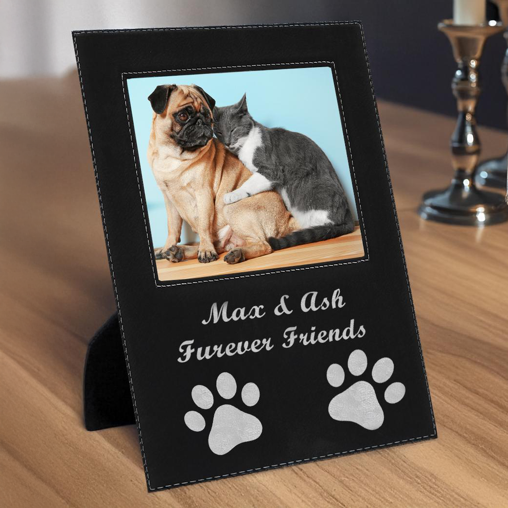 Leather Frame Plaque