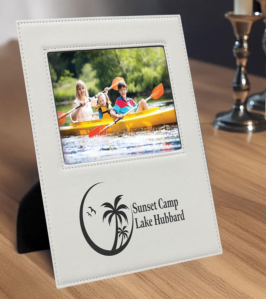 Leather Frame Plaque